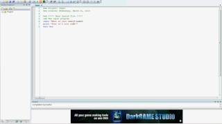 Dark Basic Pro Tutorial - The Input Command 1/2 #3
