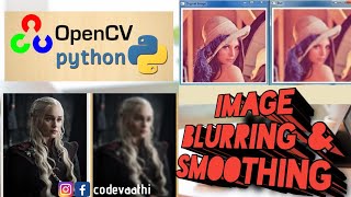Image Blurring and Smoothing | OpenCV -5 | Python Tutorial in Tamil