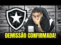 URGENTE!!! ARTUR JORGE ACABA DE SER DEMITIDO! ULTIMAS NOTICIAS DO BOTAFOGO HOJE!