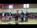 superintendent morrison plays drums