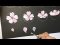 How to draw cherry blossoms: I tried to explain the shape of cherry blossoms in my own way.