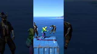 GTA 5 Epic Spiderman Ragdolls | Jumps / Fails ep 111  #shorts