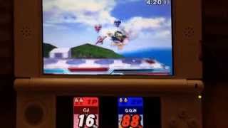 【スマブラ3DS】Captain Jack (シーク Sheik) VS Nanami (デデデ Dedede) / 上Bメテオでシーク32%で死亡 SSB3DS