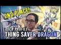 V-PREMIUM 2ND PLACE THING SAVER DRAGON DECK PROFILE + TOURNAMENT RECAP + Q&A + TEST HANDS