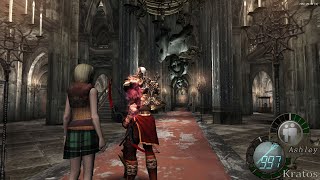 Resident Evil 4 God of War Mod Gameplay Part -4