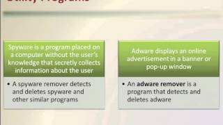 Discovering Computers Chapter 7 Utility Programs