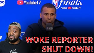 ENTIRE ROOM GOES SILENT After Black NBA Coach SHUTS DOWN WOKE REPORTER In MOST E
