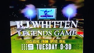 Channel Nine EJ Whitten Legends Game 2001 Promo