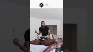 Wet Cupping Therapy Session (Hijama) with Tanzanian Footballer Samatta!