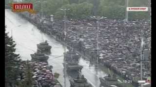 Victory Day parade in the Russian-occupied Donetsk