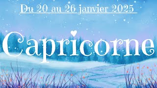 Capricorne ♑ Du 20 au 26 janvier 2025 - L'entourage indifférent aux épreuves que vous vivez