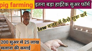 pig Farming। फार्म तो बहुत देखा होगा अपने लेकिन 200 सुअर पलना कोई आम बात नहीं।#pigfarmingtraining