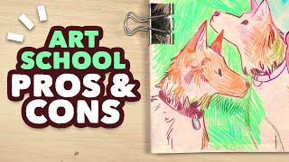 The Pros & Cons of Art School // from an illustration graduate