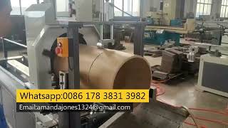 Cardboard Tube Cutting Machine Semi Automatic Paper Core Cutter Shaftless