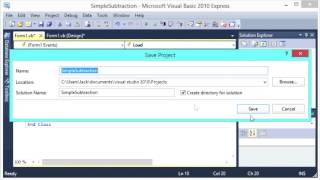 Simple Subtraction using Integer Variables Visual Basic 2010