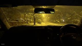 Rain & Snow on Car | Sound of Sleep Helps with Sleep, Study, Meditation, PTSD, Insomnia & Tinnitus