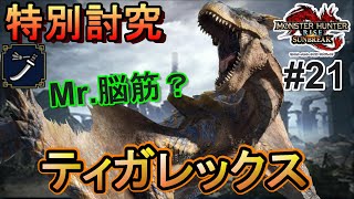 【MHR:SB】試作装備の予想外の火力に笑いが止まらないアマチュアハンターwww【実況#21/特別討究ティガレックス】