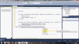 Visual Basic NET Tutorial 6 How to use ProgressBars Control in Visual Basic