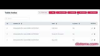 Fetch data from your database in React without any back-end code with https://dotenx.com