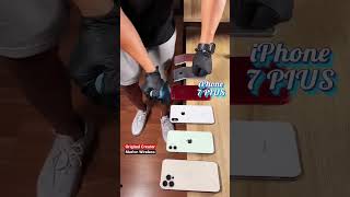 Which phone was stronger?🤔#test #break#phones #iphone