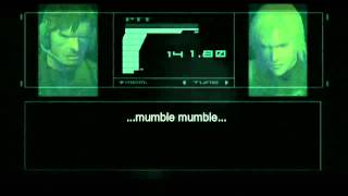 MGS2 HD Snake Sleep Talks