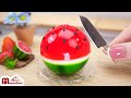 Fresh Miniature Jelly Watermelon Ball Recipe | ASMR Cooking Mini Food