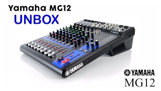 Yamaha 12 channel MG12XU UNBOX and QUICK REVIEW