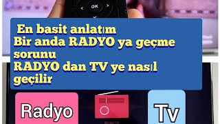 Radyodan TV kanalına geçme. TV'den radyo ya geçme problemi #radyodanTVye geçme #TVdenradyoyageçiş