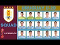 URUGUAY U-20 Official Squad FIFA U-20 World Cup 2023 | FootWorld