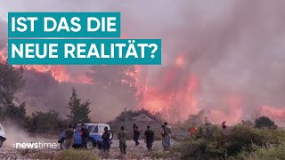 Ganz Südeuropa in Flammen: Von Palermo bis Rhodos immer wieder neue Brände