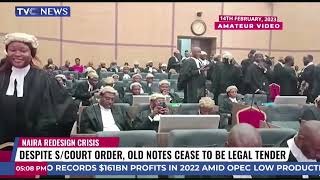 Supreme Court Temporarily Stops Withdrawal of Old Note