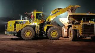 komatsu wa900 loader  JSW Iron mines Jajang Odisha, India