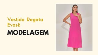 #diy Modelagem de Vestido Regata Evasê