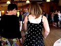 super enthusiastic wedding disc jockey does the twist