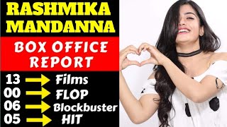 Rashmika mandanna"Hit and flop movie list with Box office collection and analysis||malisha jarin