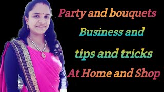 Party and bouquet business in Tamil