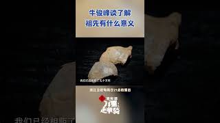 #万里走单骑 节目的最后，万里少年团老单、韵姐、肖央 、牛骏峰分别和不同时期的北京人化石进行了“对话” #zjstvdocumentary