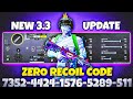 New Update 3.3⚡Best Sensitivity Code + Control Settings Pubg Mobile/Bgmi Sensitivity 2024