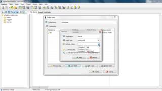 SQLiteAdmin Create Database Table