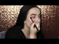 holiday copper glitter smokey eye makeup tutorial abh modern renaissance palette