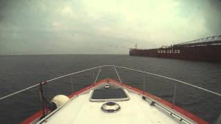 Atlantic Erie aground off of Port Colborne