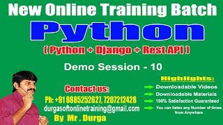Python || Data Types: FrozenSet,Dict,range,bytes and bytearray || Session - 10 || by Durga Sir