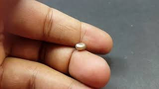 1.24 CT Natural Venezuela Pearl Certificate Number - AK0312180299