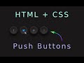 HTML CSS - Create a push hover effect on custom buttons