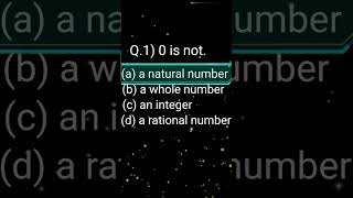 class 8 math chapter 1 rational number.  mcq question and answer 🤔..