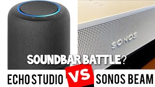 Amazon Echo Studio Vs. Sonos Beam - Soundbar BATTLE