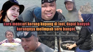 cara mencari kerang kupang di laut, dapat banyak kerangnya melimpah seru banget.