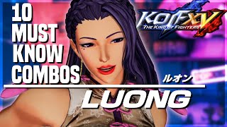 10 Must know Luong combos for King of Fighters 15