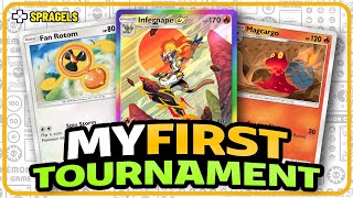 My First Pocket Tournament w Infernape Magcargo!