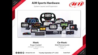 3-28 AiM Sports Hardware Layout and Expansion - Live Webinar with Matt Romanowski - 9/27/2022
